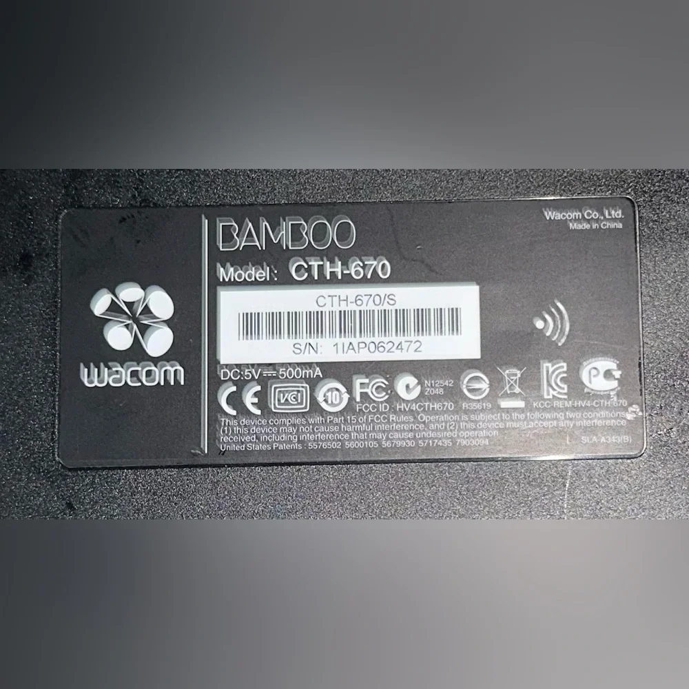 Wacom Bamboo Create Pen & Touch Tablet – Great Condition - Picture 5 of 9